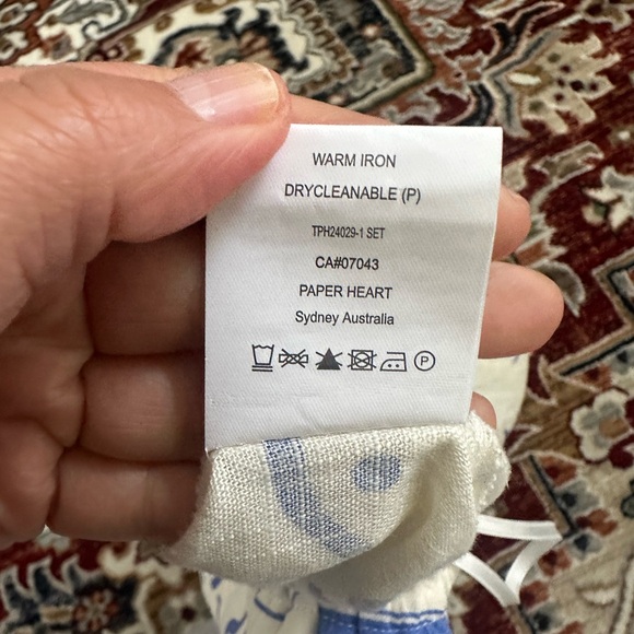 Paper Heart Anthropologie linen blend maxi skirt M - Picture 7 of 7